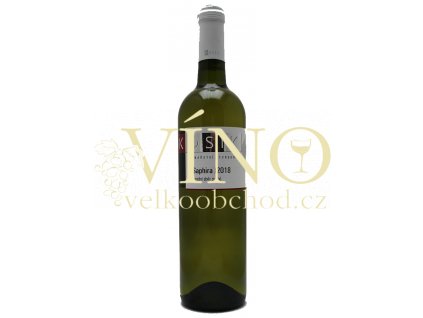 Kosík vinařství z Tvrdonic Saphira 2018 pozdní sběr 0,75 l suché bílé víno