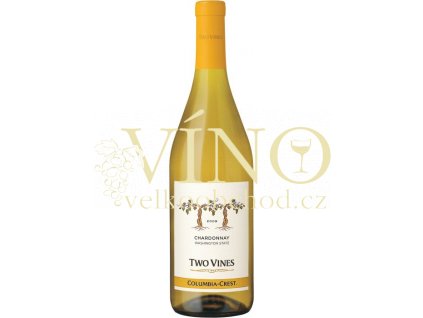 Columbia Crest Two Vines Unoaked Chardonnay americké bílé víno z oblasti Washington State