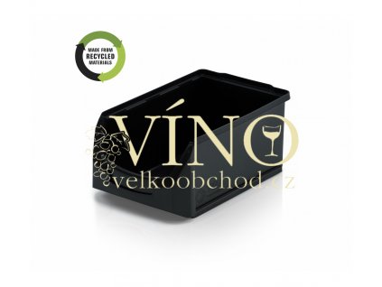 Ukládací box - černá regranulát