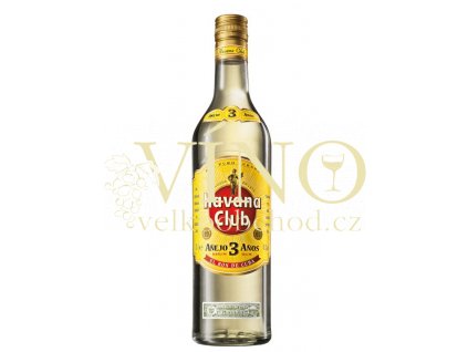 Havana Club 3 Aňos 1 L 40% 3 YO kubánský bílý rum