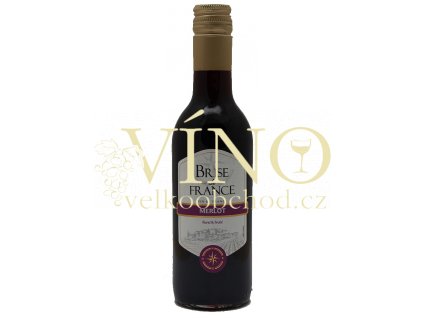 Víno Brise de France Merlot 0,25 l suché francouzské červené