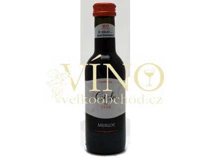 CIELO Merlot I.G.T. 0,187 l polosuché italské červené víno