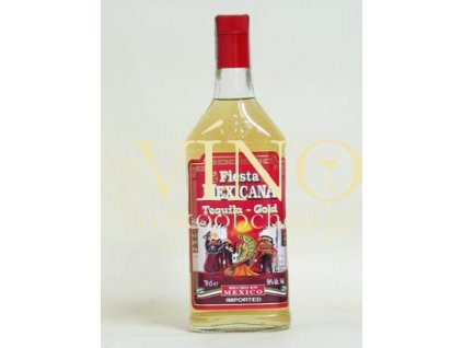 Pere Charles Fiesta zlatá tequila 0,7L 38% destilát z agáve