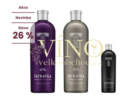 Tatratea 2+1: dárek Tatratea 52% Original Tea 0,35l