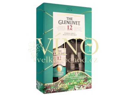 Glenlivet 12 Years Old 0,7l + sklenice
