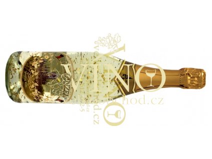 Akce ihned Dr. Zenzen Goldsparkler 11% 0.75 l suché šumivé víno se šupinkami zlata