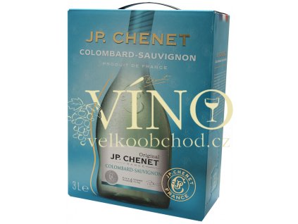 J.P.Chenet Colombard - Sauvignon 3 l francouzské bílé víno bag in box
