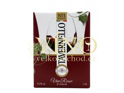 Tavernello Rosso 5 l Bag in Box suché italské červené víno