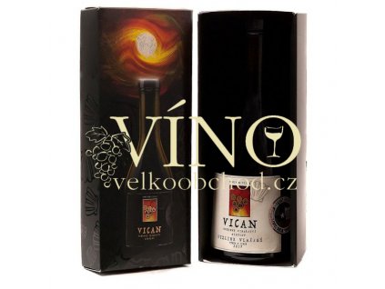 Vican Ryzlink Vlašský výběr z cibéb 2017, sladké v dárkové krabičce, 025l