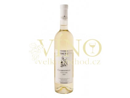 Vinné sklepy Valtice Chardonnay 2015 pozdní sběr 0,75 l polosuché bílé víno