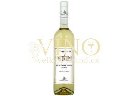 Vinné sklepy Valtice Veltlínské zelené jakostní 0,75 l suché bílé víno