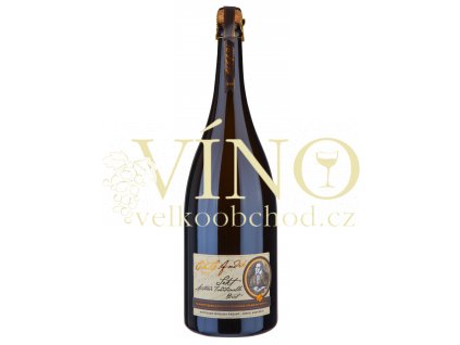 Sekt VIP brut 1,5 l bílé šumivé víno kvašeno v láhví Šlechtitelská stanice vinařská