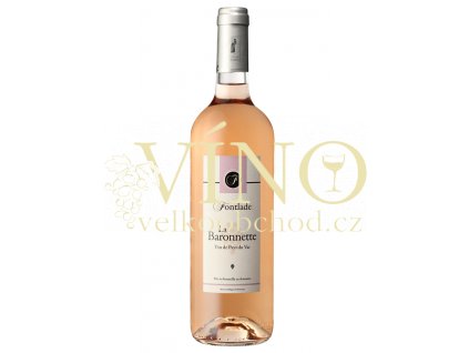Víno - Chateau De Fontlade VIN DE PAYS DU VAR LA BARONNETTE ROSE