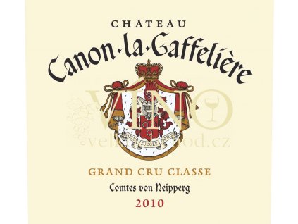 Château Canon La Gaffelie`re 2010 Grand Cru 0,75l víno z Bordeaux, Saint-Émilion