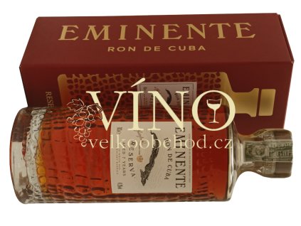 Akce ihned Ron de Cuba Eminente Reserva 7 Years Old 41,3% 0,7 l v dárkové krabičce (karton)