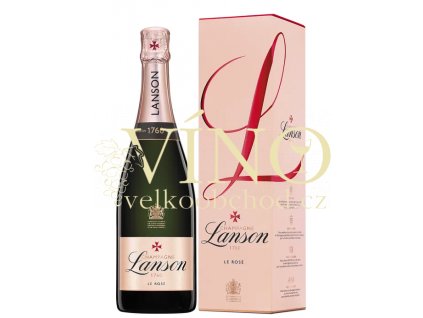 Lanson Le Rosé Label Brut box 0,75l