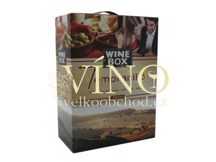 Tempranillo Vino de la Tierra de Castilla BIB 3 l španělské červené víno suché bag in box