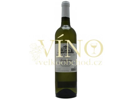 Modrý sklep Sauvignon jakostní 0,75 l suché moravské bílé víno