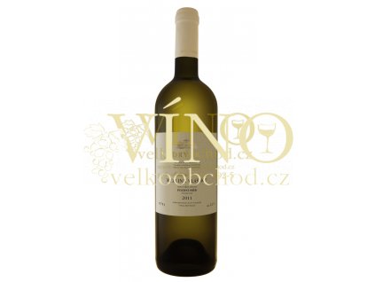 Moravské bílé víno RYZLINK VLAŠSKÝ pozdní sběr polosuché 2011 0,75 l Zlatá řada