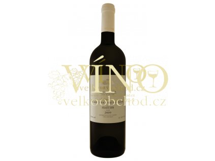 Moravské červené víno CABERNET SAUVIGNON pozdní sběr suché 2009 0,75 l Zlatá řada