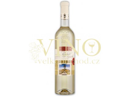Moravské bílé Ryzlink rýnský 12/08 pozdní sběr polosladké 2012 0.75 L vinařství U Kapličky