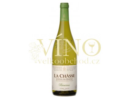 Akce ihned Gabriel Meffre La Chasse Blanc 0,75 l suché francouzské bílé víno z Cotes du Rhone