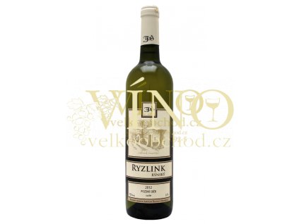 Ryzlink Rýnský pozdní sběr 2012 suché Šlichta vinařství 0.75 L