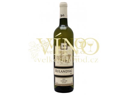 Rulandské Bílé pozdní sběr 2012 polosuché Šlichta vinařství 0.75 L