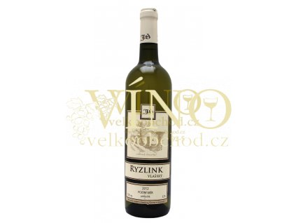 Ryzlink Vlašský pozdní sběr 2012 polosuché Šlichta vinařství 0.75 L