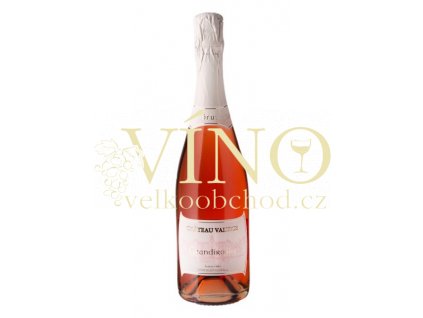 Vinné sklepy Valtice Grandirosso sekt brut rosé 0,75 l suché šumivé růžové víno