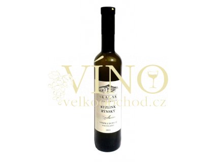 Vinné sklepy Skalák Ryzlink Rýnský 2011 výběr z bobulí 0,5 l polosladké bílé víno