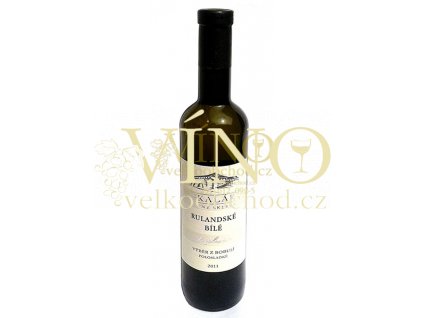 Vinné sklepy Skalák Rulandské bílé 2011 výběr z bobulí 0,5 L polosladké bílé víno