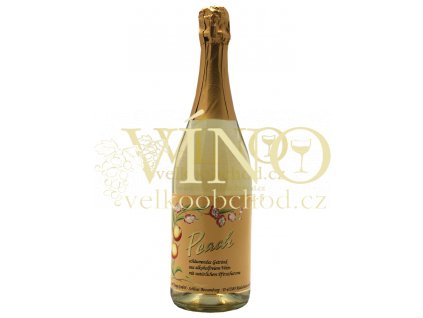 Carl Jung Peach Sparkling dealcoholized nealkoholické 0,75 l suché německé šumivé víno