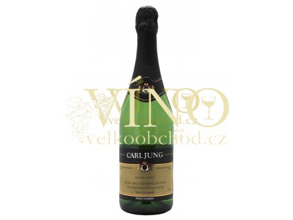 Carl Jung Demi-Sec Mousseux dealcoholized nealkoholické 0,75 l polosuché německé šumivé víno