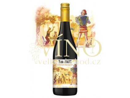 PLAISIR DE FRANCE Cabernet Sauvignon 0,75 L suché francouzské červené víno