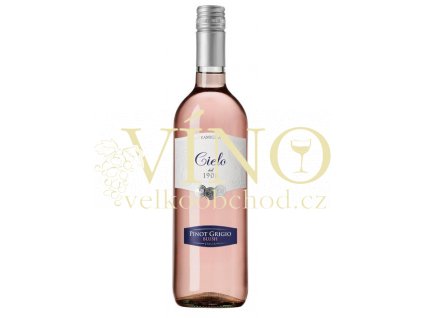 CIELO Pinot Grigio Blush I.G.T. 0,75 l polosuché italské růžové víno