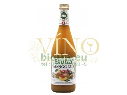 Biotta Mango mix 500 ml koktejl z tropického ovoce