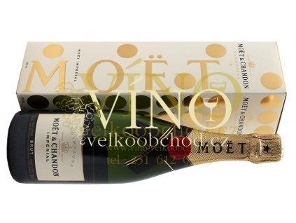 Akce ihned Champagne Moët & Chandon Brut Impérial 0,75 l sphere giftbox 2014 - doprodej (karton)