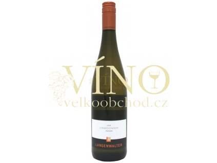 Weingut Langenwalter Chardonnay QbA 2014 0,75 L suché německé bílé víno z Pfalz