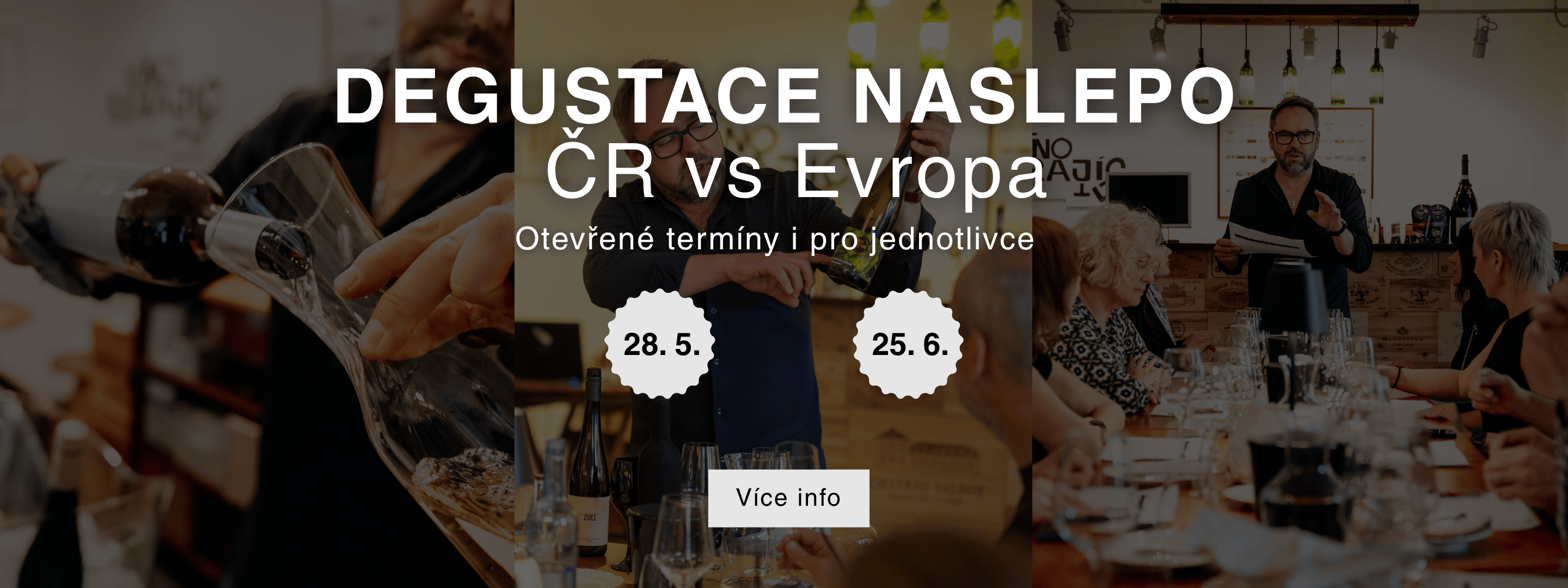 Degustace Naslepo - ČR vs Evropa
