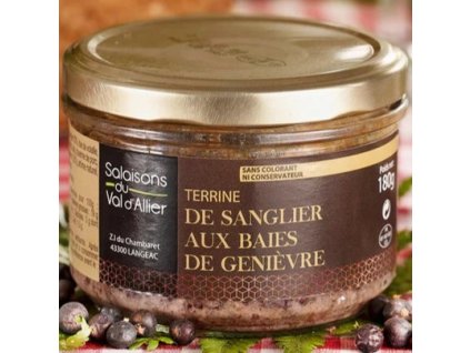 terrine wildschwein 180g salaisons du val dallier