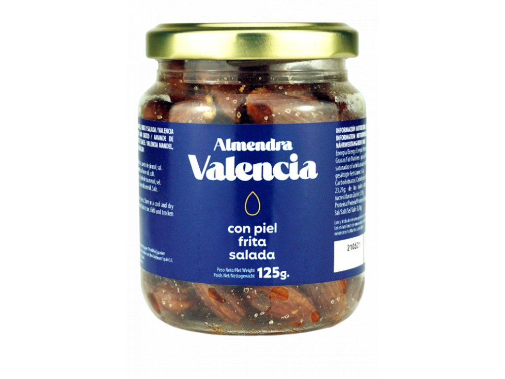 Pražené mandle z Valencie s paprikou, 125 g