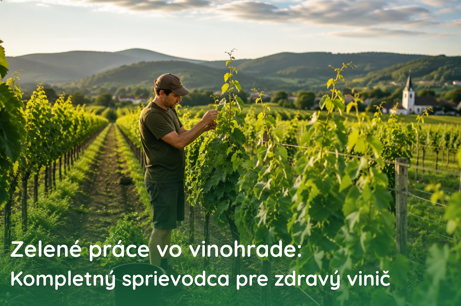 Zelené práce vo vinohrade: kompletný sprievodca pre zdravý vinič a kvalitné hrozno