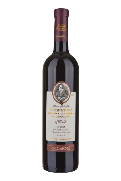 Merlot 2023 Šlechtitelka Velké Pavlovice  Výběr z hroznů