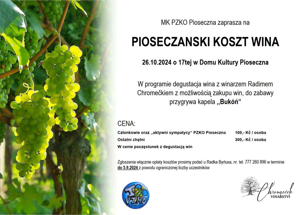Pioseczanski koszt wina