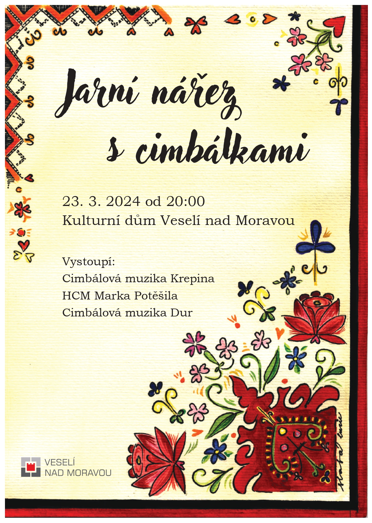 Naše víno a jarní nářez s cimbálkami!