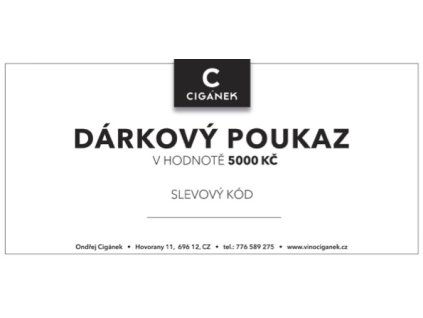 Poukaz C 5000