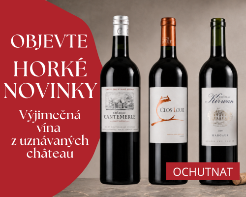 Novinky vín - výjimečná vína z různých chateau