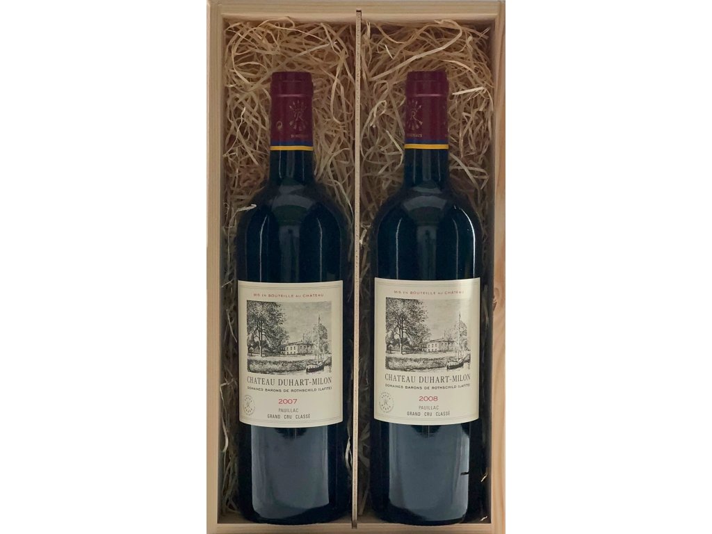 Chateau Duhart Milon Rothschild 2 vintages in gift box