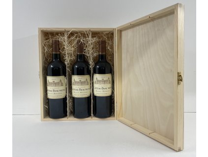 Dárkový box 3 ročníků Chateau Beaumont Haut Medoc